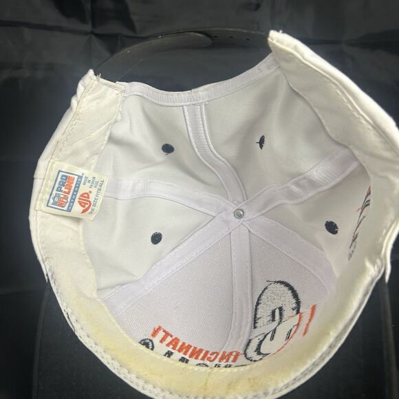 VTG Cincinnati Bengals NFL Pro Line Snapback Hat Cap White Adjustable - Picture 7 of 8
